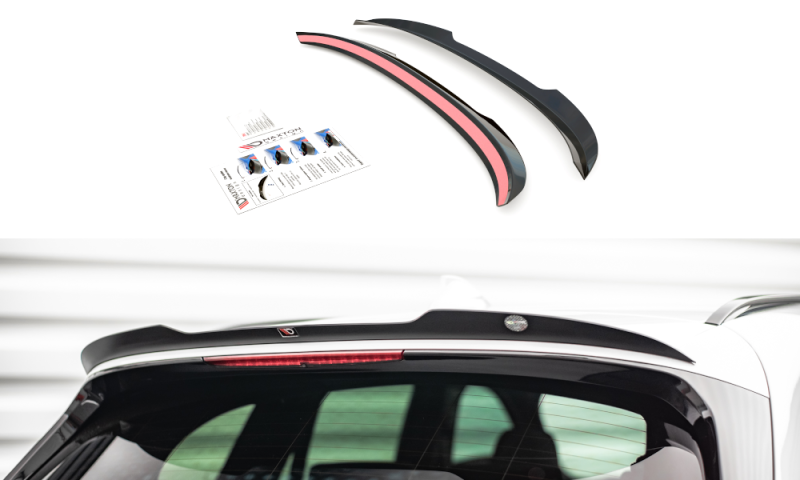 Maxton Spoiler CAP für BMW X1 M-Paket F48 schwarz Hochglanz BM-X1-48-MPACK-CAP1-G