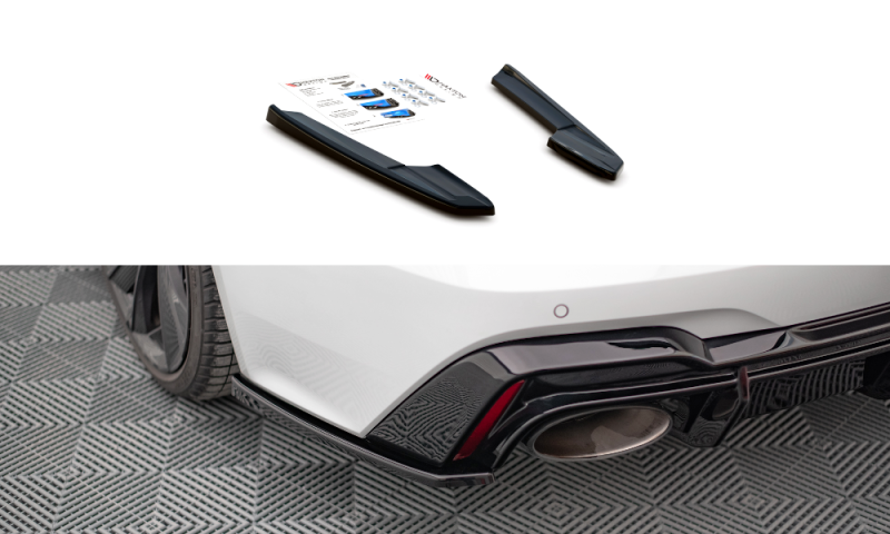 Maxton Heck Ansatz Flaps Diffusor V.2 für Audi RS6 C8 / RS7 C8 schwarz Hochglanz AU-RS6-C8-RSD2-G