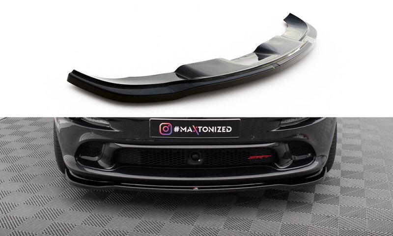 Maxton Front Ansatz Jeep Grand Cherokee SRT WK2 Facelift schwarz Hochglanz JE-GC-4F-SRT8-FD1-G