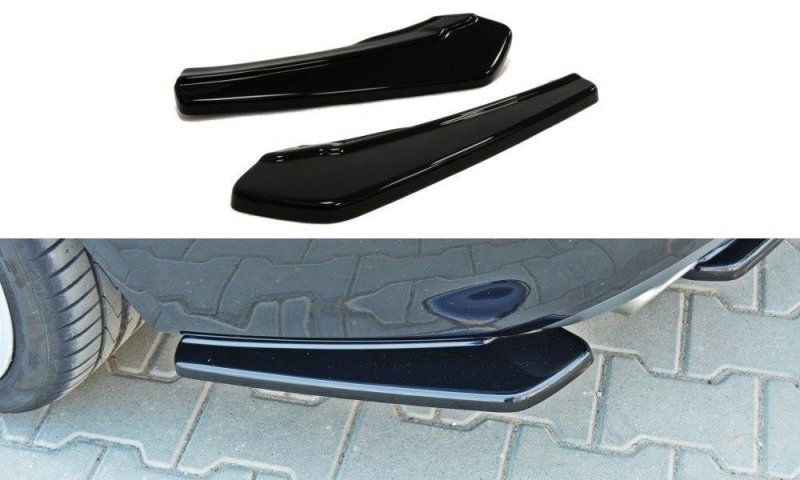 Maxton Heck Ansatz Flaps Diffusor für AUDI A5 S-LINE schwarz Hochglanz AU-A5-SLINE-RSD1-G