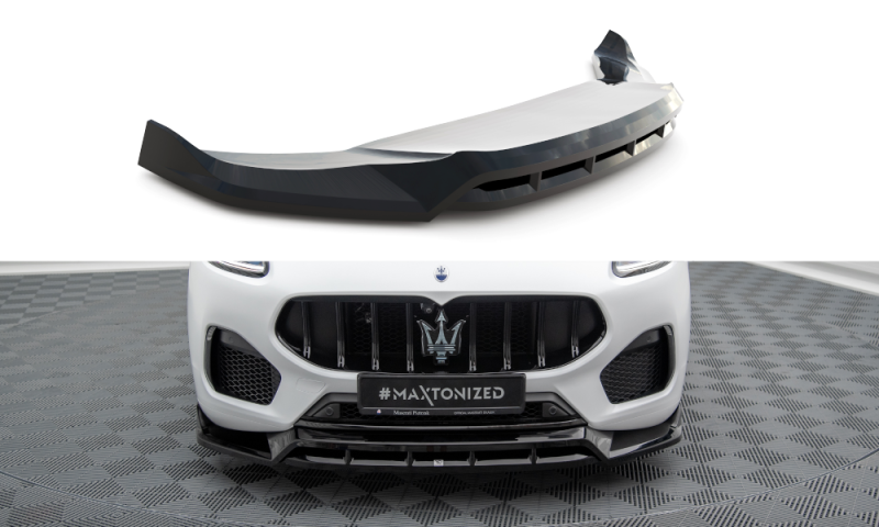 Maxton Front Ansatz Maserati Grecale GT / Modena Mk1 schwarz Hochglanz MS-GR-1-FD1G+FD1R-G