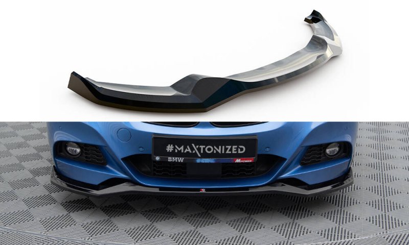 Maxton Front Ansatz V.2 BMW 3er GT M-Paket F34 schwarz Hochglanz BM-3-34-GT-MPACK-FD2-G