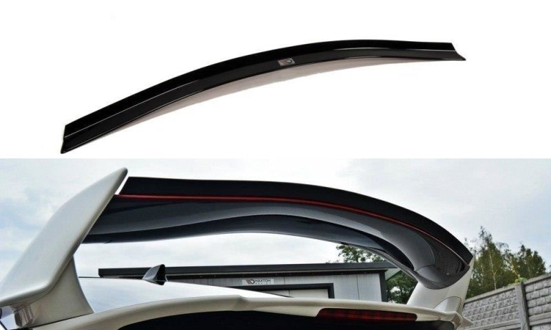Maxton Spoiler CAP für n.1 HONDA CIVIC IX TYPE R schwarz Hochglanz HO-CI-9-TYPE-R-CAP1-G