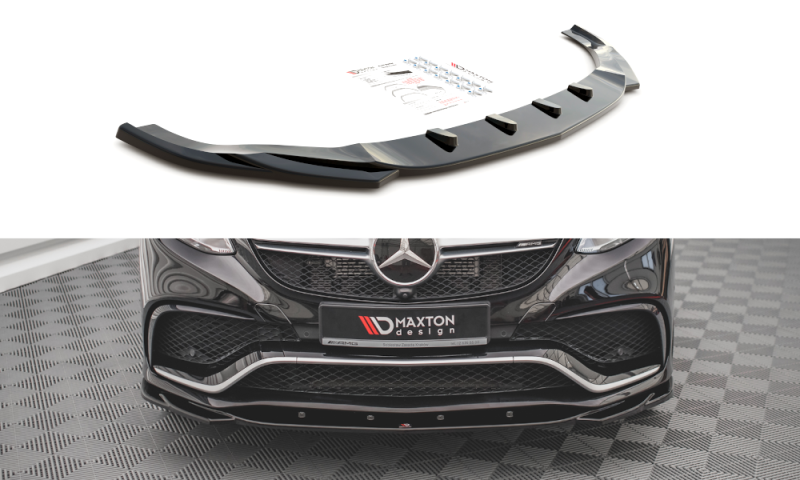 Maxton Front Ansatz V.2 für Mercedes-Benz GLE Coupe 63 AMG C292 schwarz Hochglanz ME-GLE-C292-AMG-FD2-G