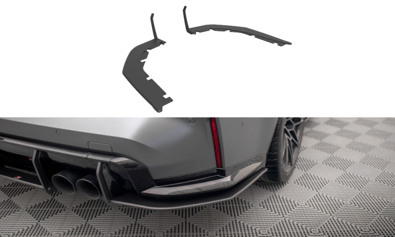 Maxton Street Pro Heck Ansatz Flaps Diffusor für BMW M3 G80 BM3G80MCNC-RSD1B