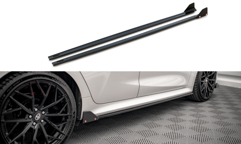 Maxton Seitenschweller Ansatz für V.1 für + Flaps Toyota Yaris Mk4 TO-YA-4-SD1G+S
