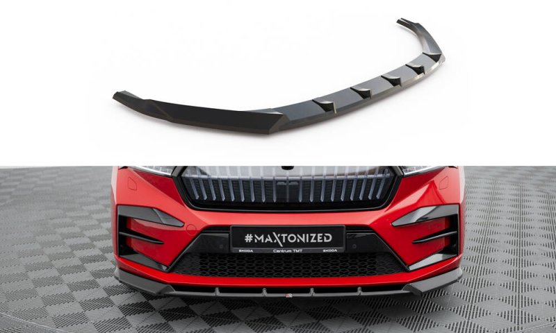 Maxton Front Ansatz Skoda Enyaq Coupe iV schwarz Hochglanz SK-EN-1-RS-C-FD1-G