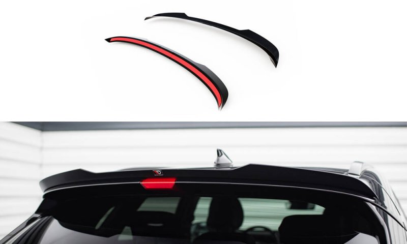 Maxton Spoiler CAP Abrisskante Hyundai Kona N-Line Mk2 schwarz Hochglanz HY-KO-2-NLINE-CAP1-G
