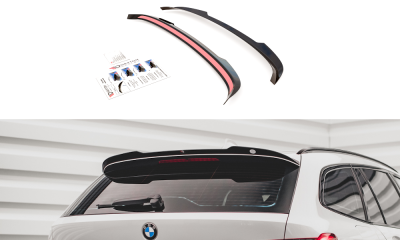 Maxton Spoiler CAP für BMW 3er Touring G21 M-Paket schwarz Hochglanz BM-3-21-MPACK-CAP1-G