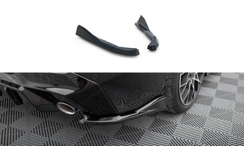 Maxton Heck Ansatz Flaps Diffusor V.4 BMW 2 G42 schwarz Hochglanz BM-2-G42-RSD4-G