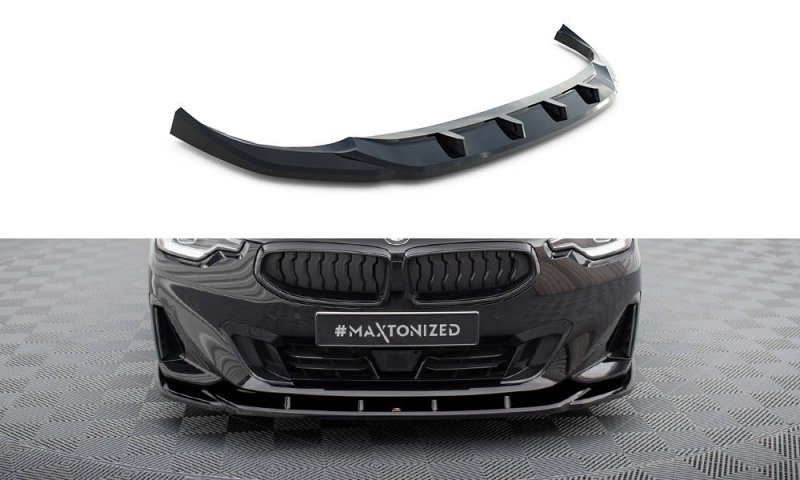Maxton Front Ansatz V.3 BMW 2 Coupe G42 schwarz Hochglanz BM-2-G42-FD3-G