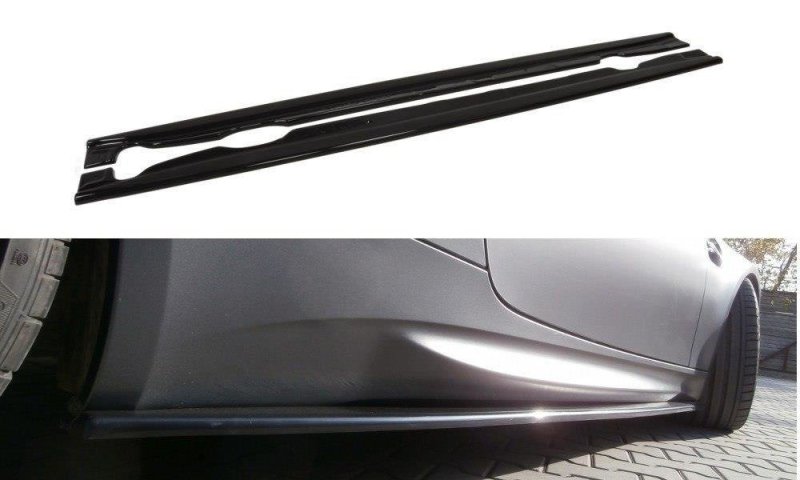 Maxton Seitenschweller Ansatz für BMW M3 E92 / E93 schwarz Hochglanz BM-3-92-M-SD1-G