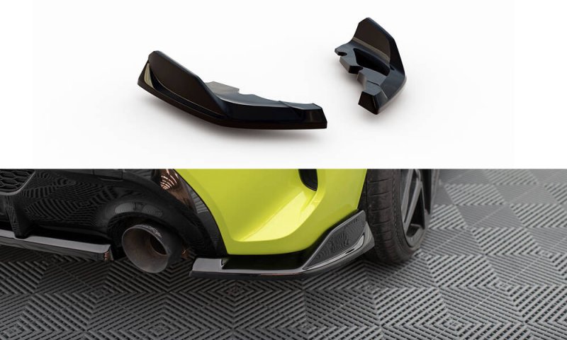 Maxton Heck Ansatz Flaps Diffusor V.9 BMW 1er M-Paket / M135i F40 schwarz Hochglanz BM-1-40-M-RSD5-G