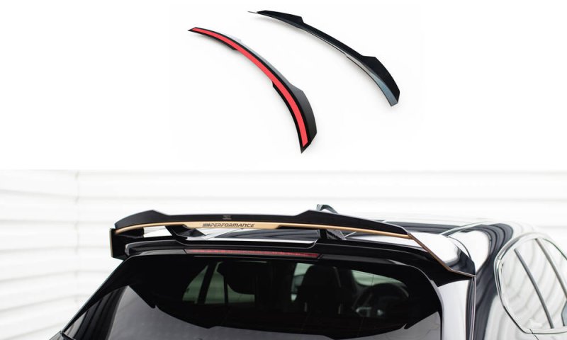 Maxton Spoiler CAP Abrisskante BMW M135i M-Performance F40 schwarz Hochglanz BM-1-40-M-MPFC-CAP1-G