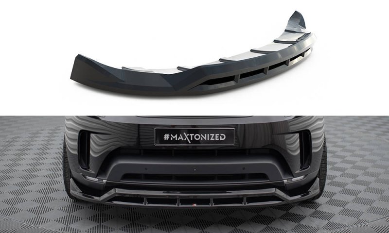 Maxton Front Ansatz Land Rover Discovery HSE Mk5 schwarz Hochglanz LR-DISCO-5-HSE-FD1G+FD1R-G