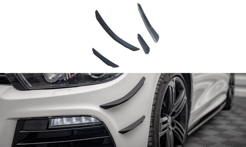 Maxton Stoßstangenflügel vorne (Canards) VW Scirocco R Mk3 VW-SC-3-R-CAN1