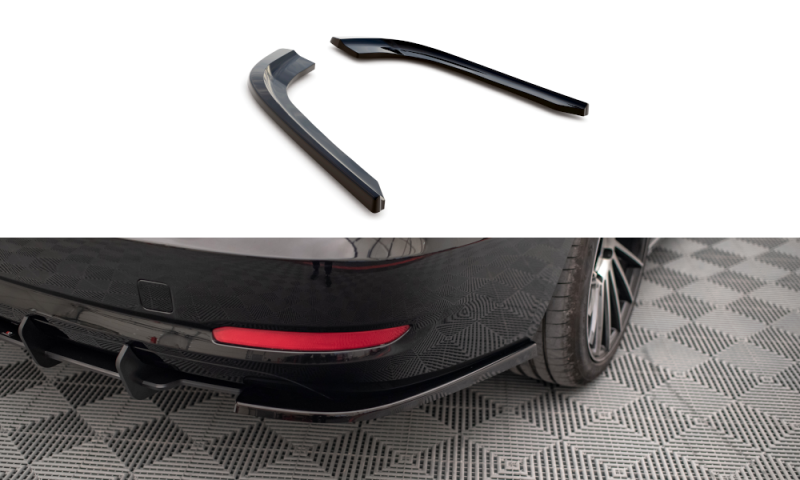 Maxton Heck Ansatz Flaps Diffusor für BMW 3er GT F34 schwarz Hochglanz BM-3-34-GT-RSD2-G