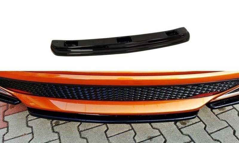 Maxton Mittlerer Diffusor Heck Ansatz für HONDA CIVIC VIII TYPE S/R  schwarz Hochglanz HO-CI-8-TYPE-S/R-RD1-G
