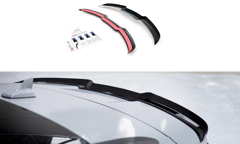 Maxton Spoiler CAP V.1 für Audi RS6 C8 schwarz Hochglanz AU-RS6-C8-CAP1-G