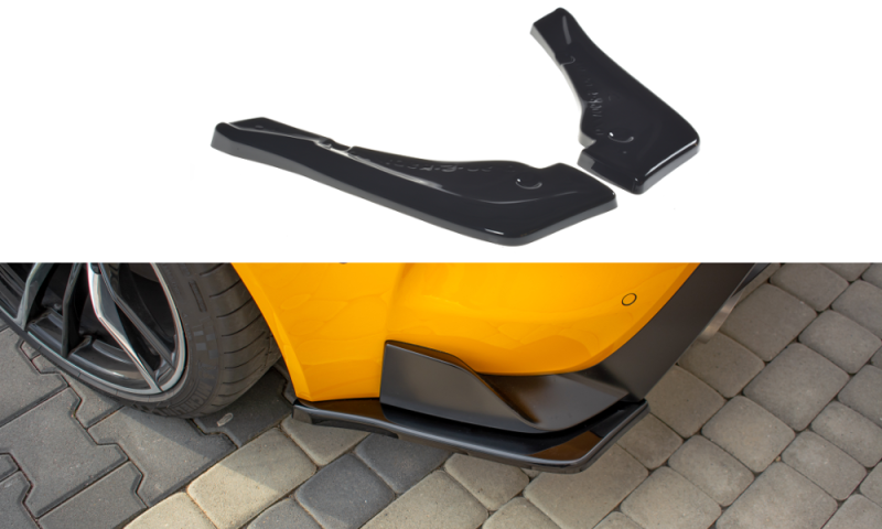 Maxton Heck Ansatz Flaps Diffusor V.1 für Toyota Supra Mk5 schwarz Hochglanz TO-SU-5-RSD1-G