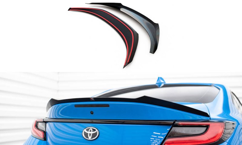 Maxton Spoiler CAP Abrisskante Toyota GR86 Mk1 schwarz Hochglanz TO-GR86-1-CAP1-G