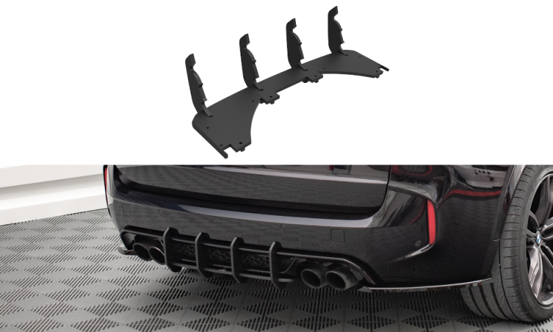 Maxton Street Pro Heckschürze für BMW X5 M F15 BMX5M15CNC-RS1B