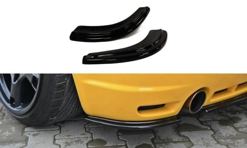 Maxton Heck Ansatz Flaps Diffusor für VW GOLF 4 R32 schwarz Hochglanz VW-GO-4-R32-RSD1-G