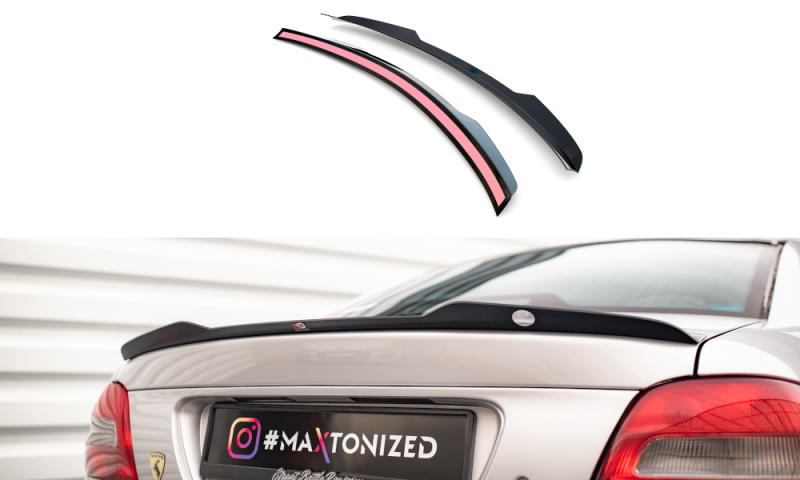Maxton Spoiler CAP für Volvo C70 Mk1 schwarz Hochglanz VO-C70-1-CAP1-G