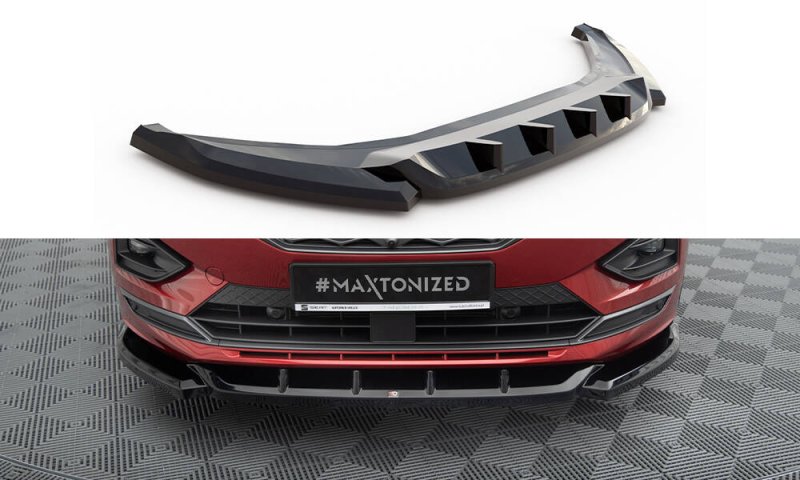Maxton Front Ansatz V.1 Seat Tarraco FR Mk1 schwarz Hochglanz SE-TA-1-FR-FD1-G
