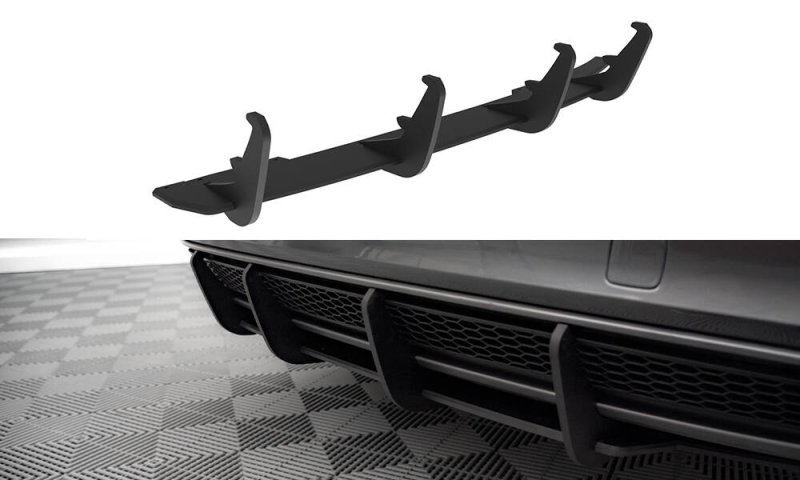 Maxton Street Pro Heckschürze Audi A4 S-Line B8 Facelift AUA4B8FSLINECNC-RS1B