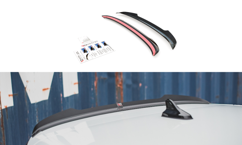 Maxton Spoiler CAP für Volkswagen Golf 8 GTI schwarz Hochglanz VW-GO-8-GTI-CAP1-G
