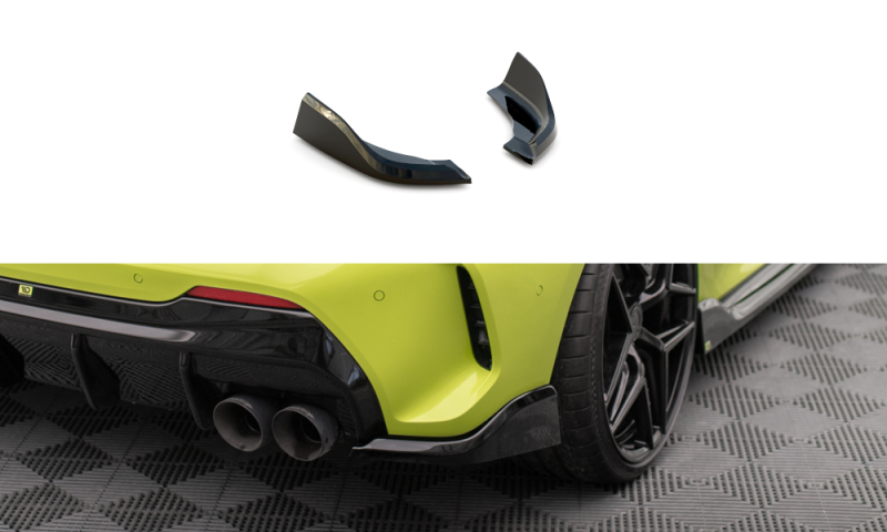 Maxton Heck Ansatz Flaps Diffusor V.6 für BMW 1er F40 M-Paket/ M135i schwarz Hochglanz BM-1-40-M-RSD10-G