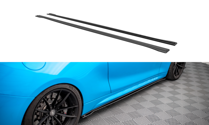 Maxton Street Pro Seitenschweller Ansatz für BMW M2 F87 BM287MCOMPCNC-SD1B