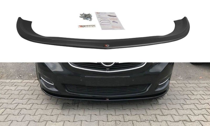 Maxton Front Ansatz für v.1 Mercedes V-Klasse W447 schwarz Hochglanz ME-V-447-FD1-G