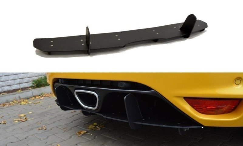 Maxton Diffusor Heck Ansatz für Heckschürze für RENAULT MEGANE MK3 RS RE-ME-3-RS-CNC-RS1