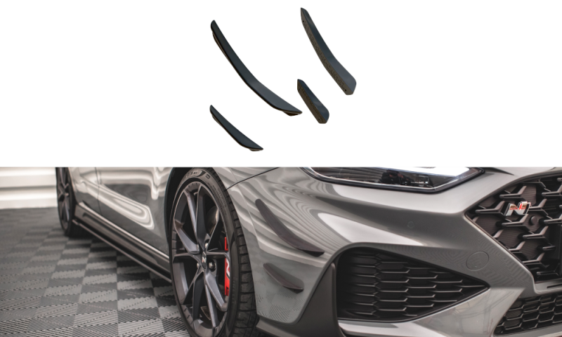 Maxton Stoßstangenflügel vorne (Canards) Hyundai I30 N Hatchback/Fastback Mk3 Facelift HY-I30-3F-N-CAN1