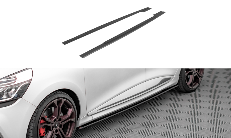 Maxton Street Pro Seitenschweller Ansatz Renault Clio RS Mk4 RECL4RSCNC-SD1B