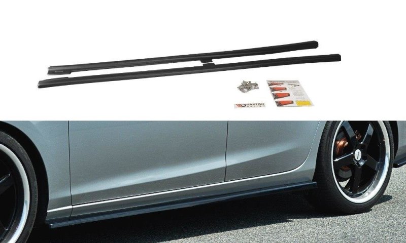 Maxton Seitenschweller Ansatz für Mazda 6 GJ (Mk3) Wagon schwarz Hochglanz MA-6-3-W-SD1-G