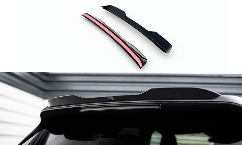 Maxton Spoiler CAP Abrisskante BMW iX M-Paket i20 schwarz Hochglanz BM-IX-1-MPACK-CAP1-G