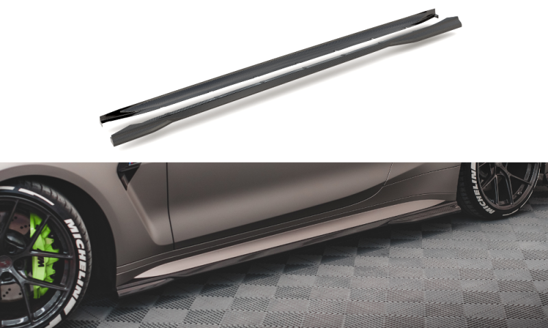 Maxton Carbon Fiber Seitenschweller BMW M4 G82 CF-BM-4-G82-M-SD1-245-P