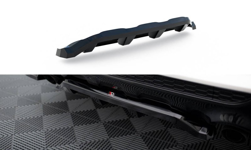 Maxton Mittlerer Cup Diffusor Heck Ansatz Ford Kuga ST-Line Mk2 schwarz Hochglanz FO-KU-2-STLINE-RD1G+RD2-G