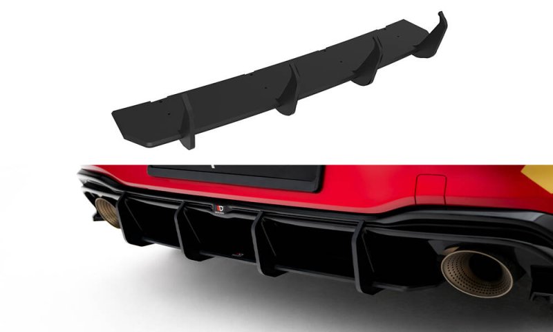 Maxton Street Pro Heckschürze V.1 VW Golf GTI Clubsport Mk8 Facelift VWGO8FGTICSCNC-RS1B