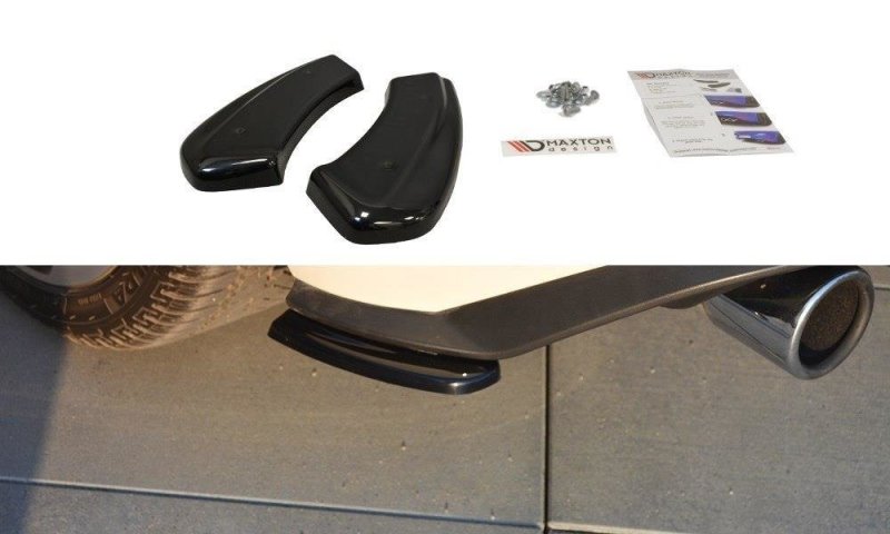 Maxton Heck Ansatz Flaps Diffusor für VW GOLF 7 GTI FACELIFT schwarz Hochglanz VW-GO-7F-GTI-RSD1-G