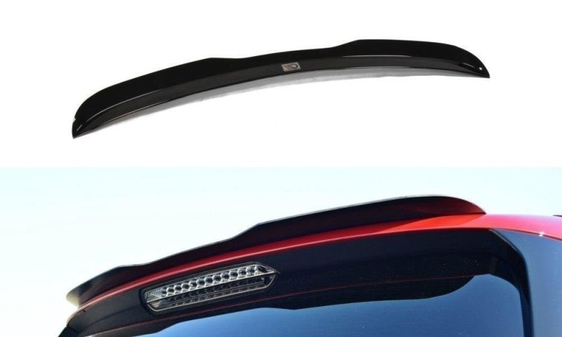 Maxton Spoiler CAP für PEUGEOT 308 II GTI schwarz Hochglanz PE-308-GTI-CAP1-G