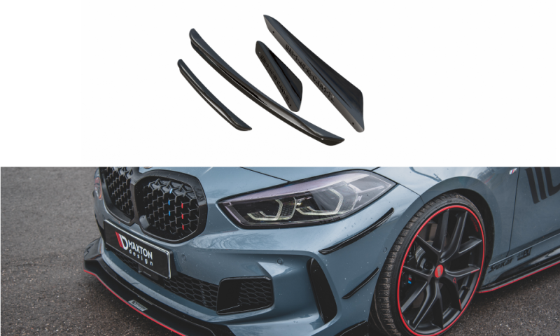 Maxton Stoßstangenflügel vorne (Canards) BMW 1er F40 M-Paket / M135i BM-1-40-M-CAN1