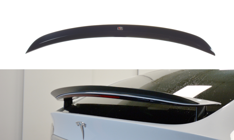 Maxton Spoiler CAP V.2 für TESLA MODEL X schwarz Hochglanz TE-MODELX-CAP2-G