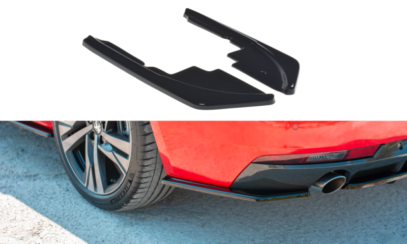 Maxton Heck Ansatz Flaps Diffusor für Peugeot 508 SW Mk2 schwarz Hochglanz PE-508-2-GT-SW-RSD1-G