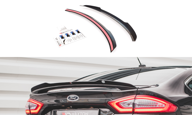 Maxton Spoiler CAP für Ford Mondeo Mk5 schwarz Hochglanz FO-MO-5-CAP1-G