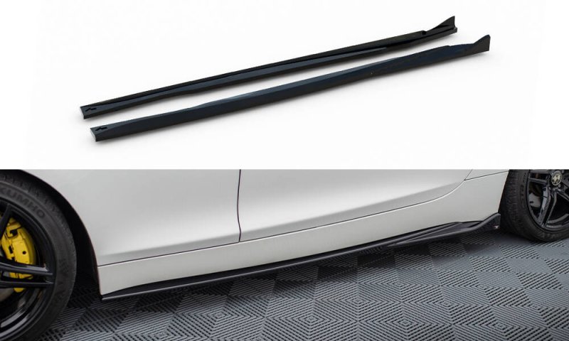 Maxton Seitenschweller Ansatz BMW Z4 E89 schwarz Hochglanz BM-Z4-89-SD1-G