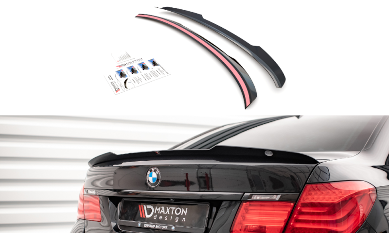 Maxton Spoiler CAP für BMW 7 M-Paket F01 schwarz Hochglanz BM-7-01-MPACK-CAP1-G